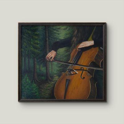 Cello Harmony in the Forest