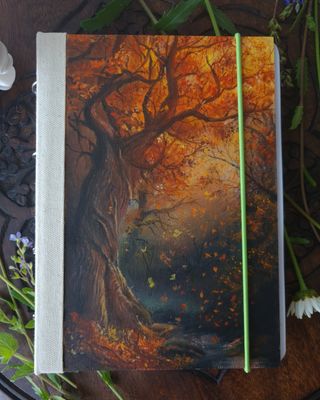 Lifetime Journals with original oil painting