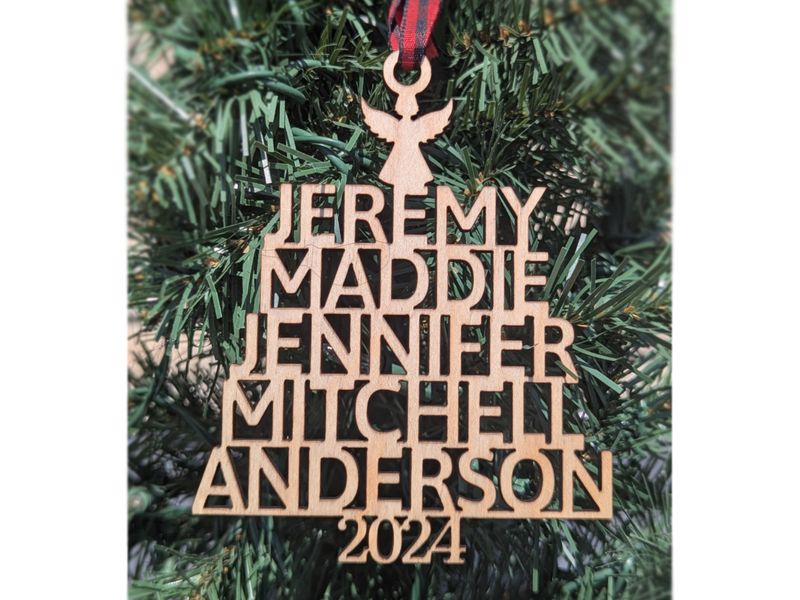 Name Tree Ornament