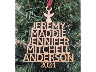 Name Tree Ornament
