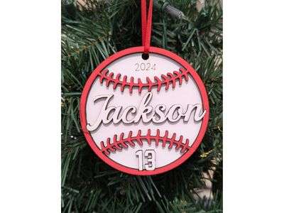 Baseball Ornament
