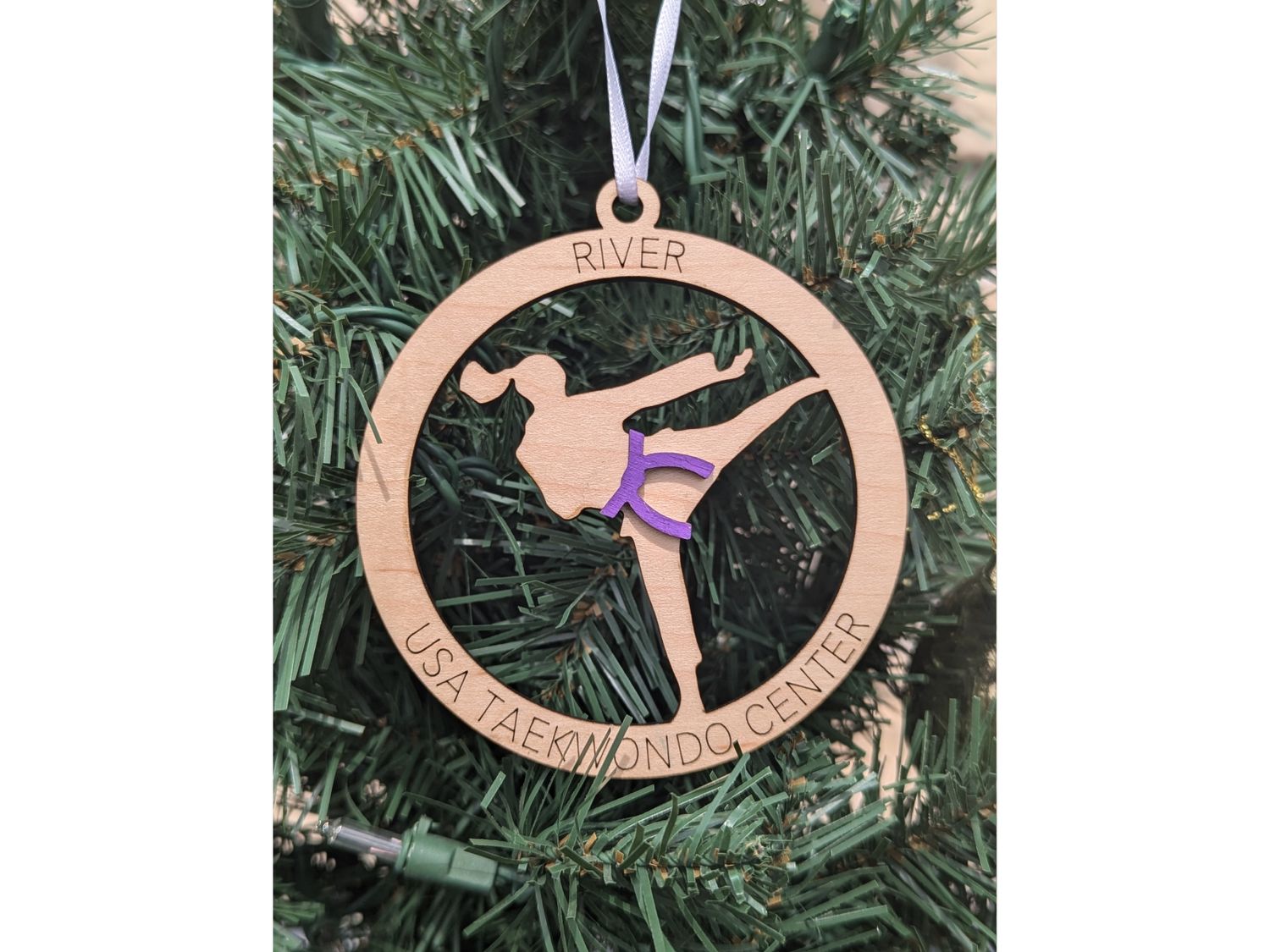 Female Taekwondo Ornament
