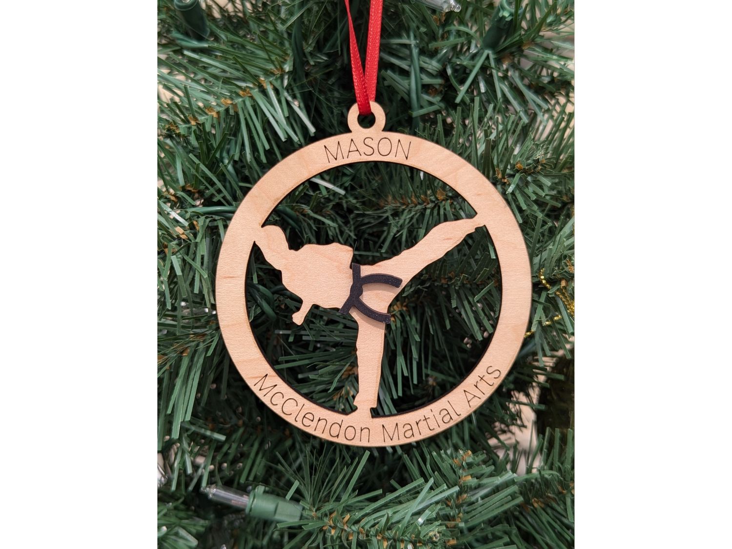 Male Taekwondo Ornament