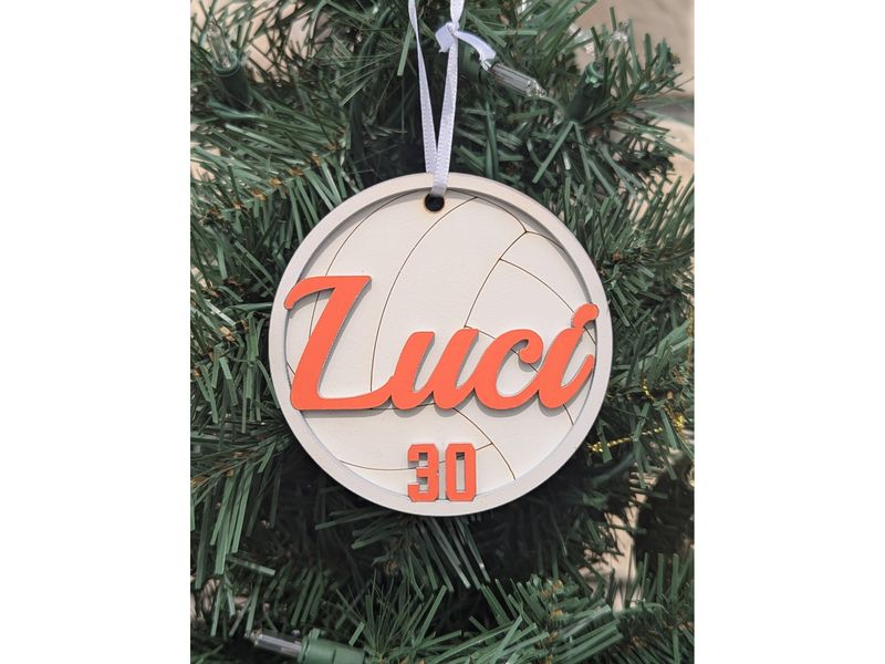 Volleyball Ornament
