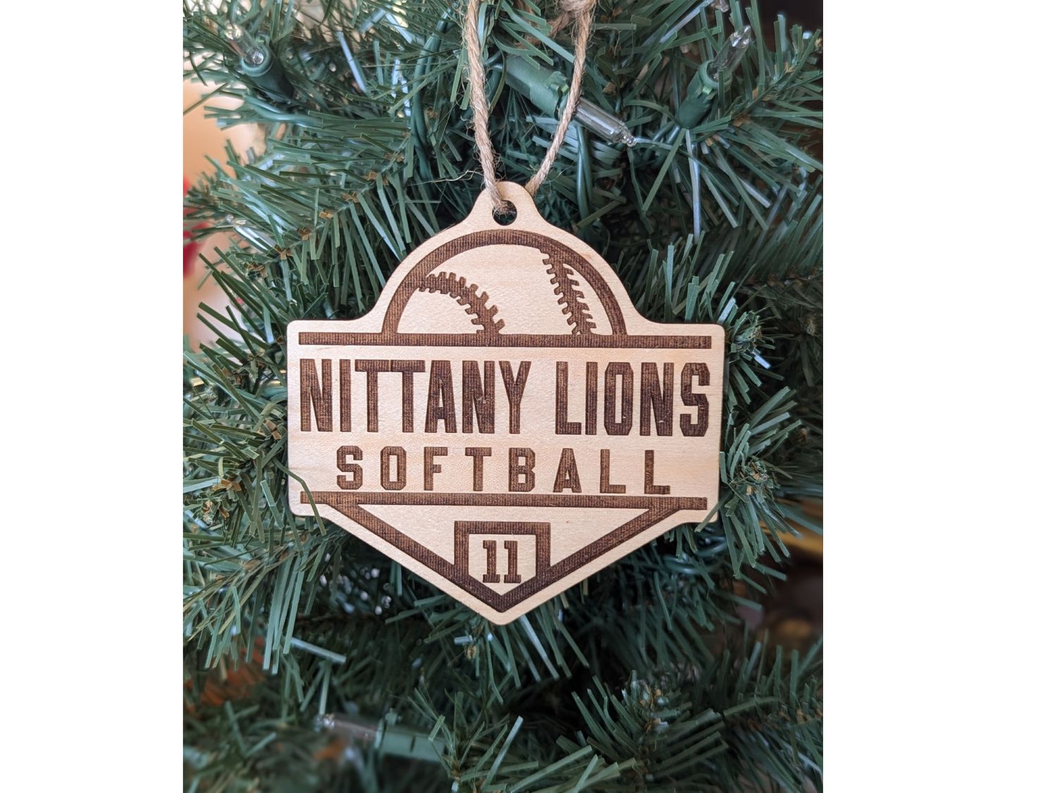 Softball Ornament