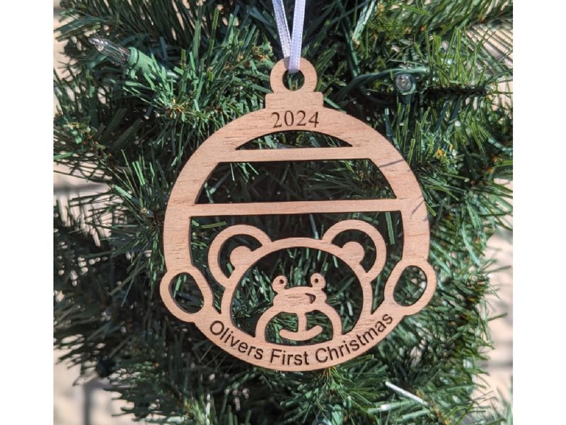 Baby Bear 1st Christmas Ornament