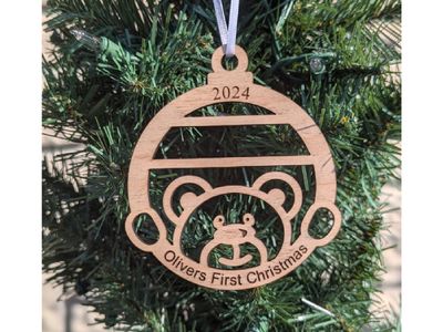 Baby Bear 1st Christmas Ornament