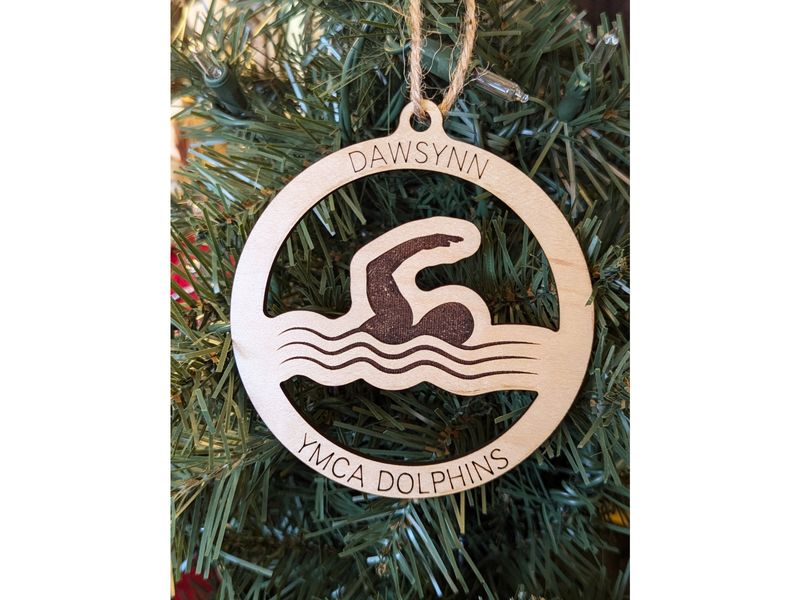 Swimming Ornament
