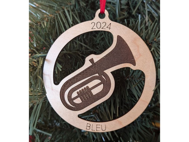 Tuba Ornament