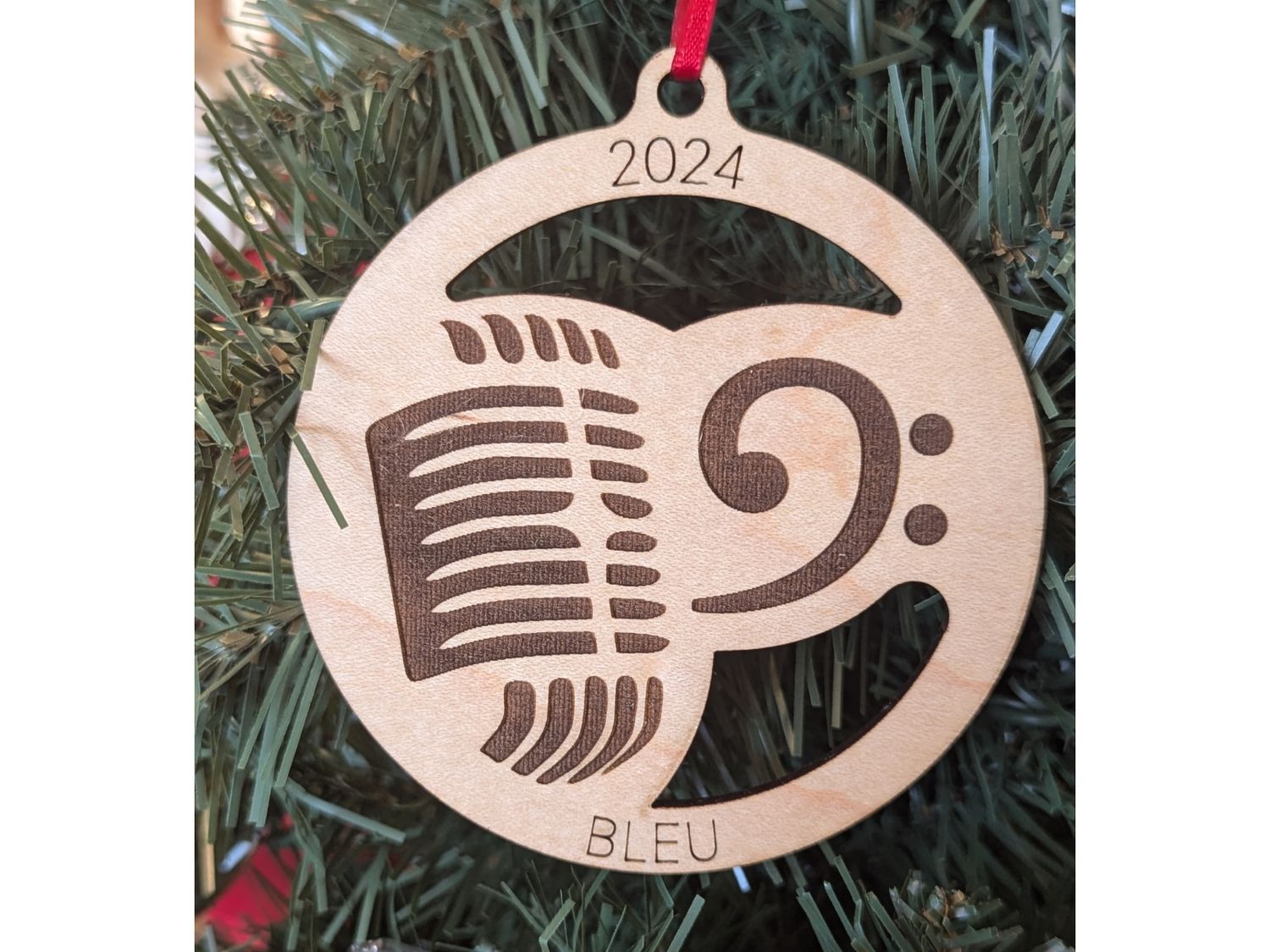 Choir Microphone Ornament