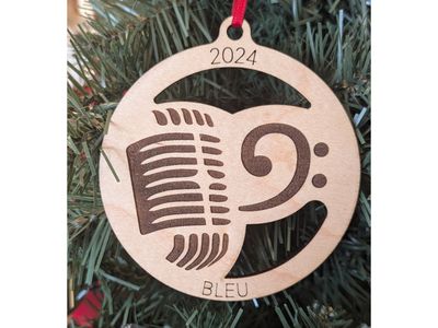Choir Microphone Ornament