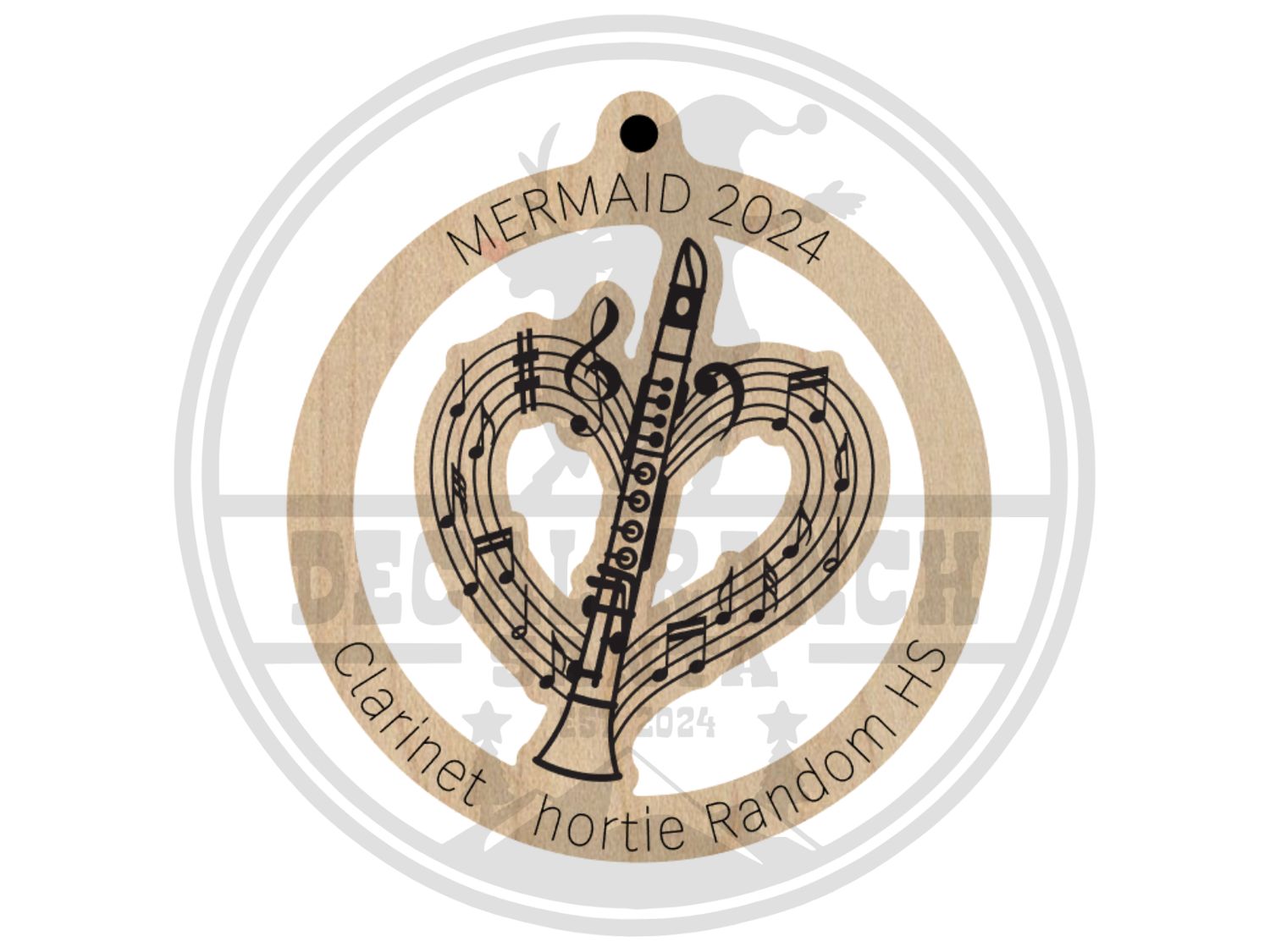 Clarinet Ornament