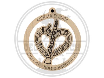 Clarinet Ornament