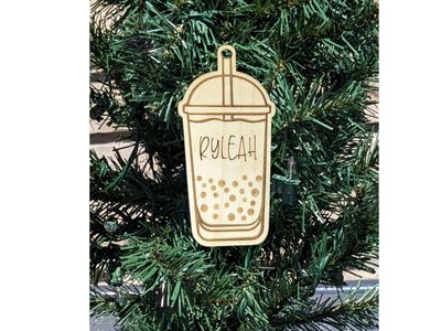 Boba Tea Ornament