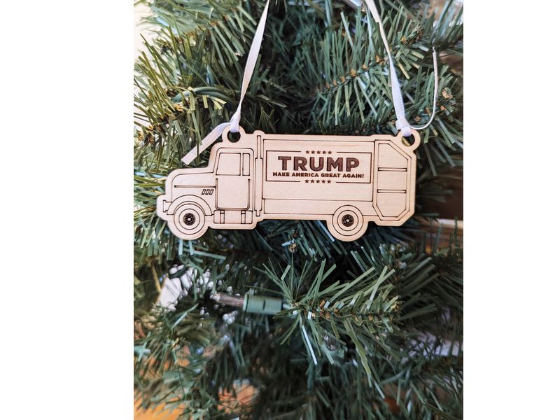 Garbage Truck Ornament
