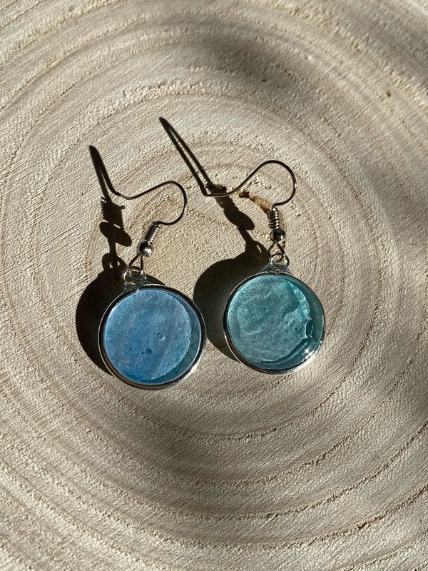 Pendientes de Orquídea azul 🦋