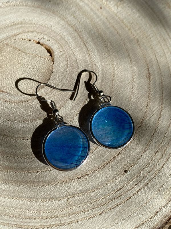 Pendientes de Orquídea azul 🦋