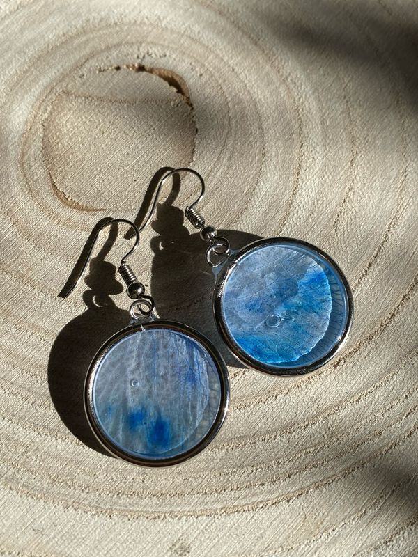 Pendientes de Orquídea azul 🦋