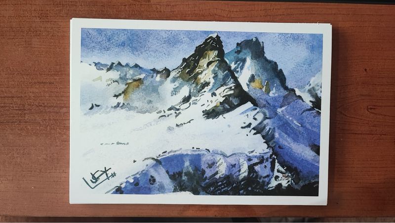 Lámina paisaje acuarela A5