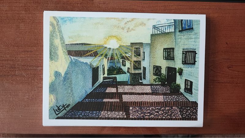 Lámina paisaje acuarela A5