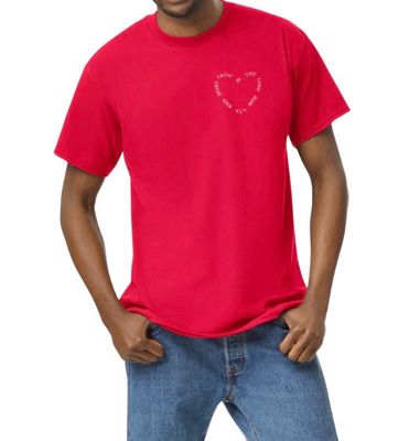 Red Trust In The Lord With All Your Heart T-Shirt(Unisex)