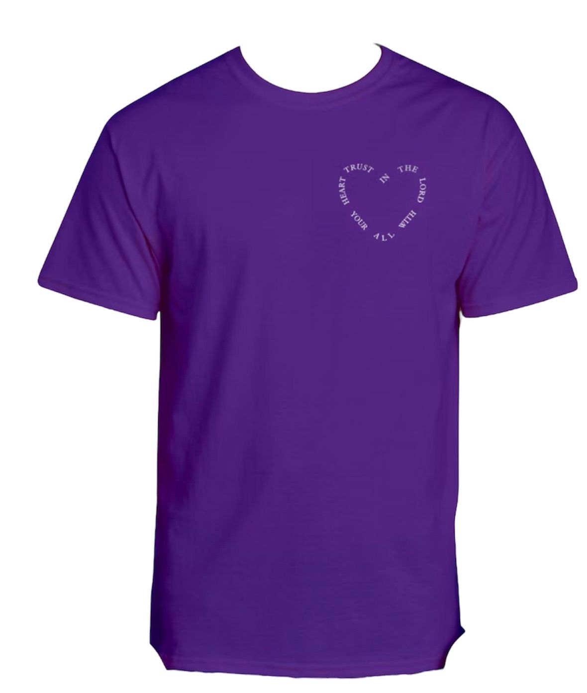 Purple Trust In The Lord T-Shirt(Unisex)