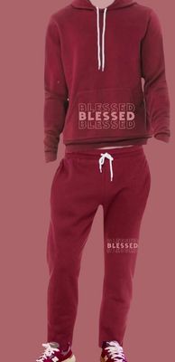 Maroon Blessed Sweatsuit