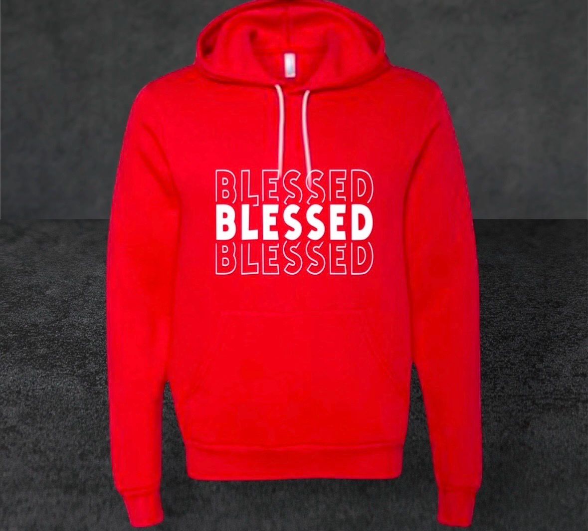 Red/White Triple Blessed Hoodie