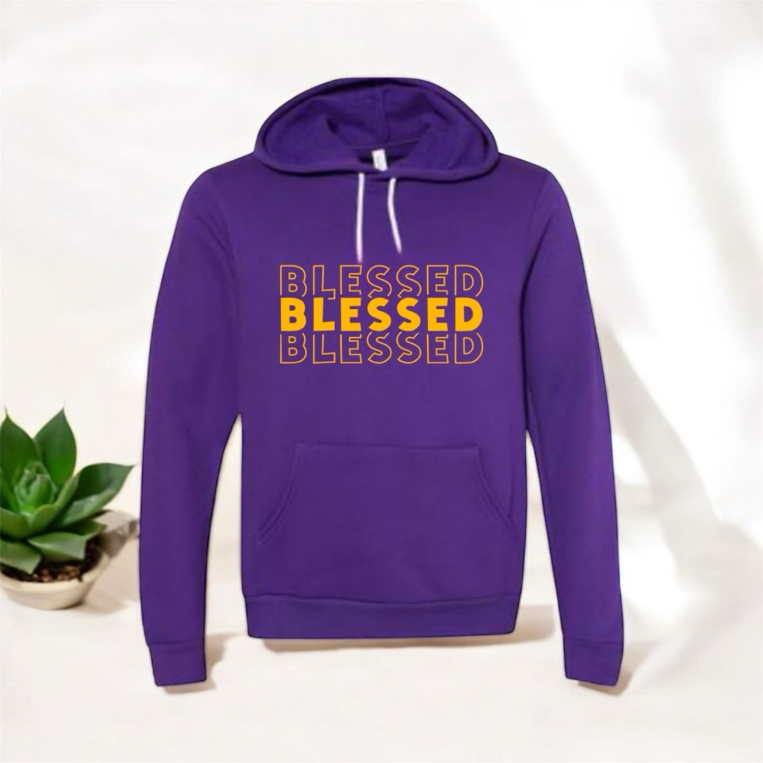 Purple/Yellow Triple Blessed Hoodie