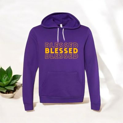 Purple/Yellow Triple Blessed Hoodie