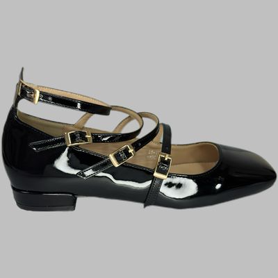 Ballet flats with a heel