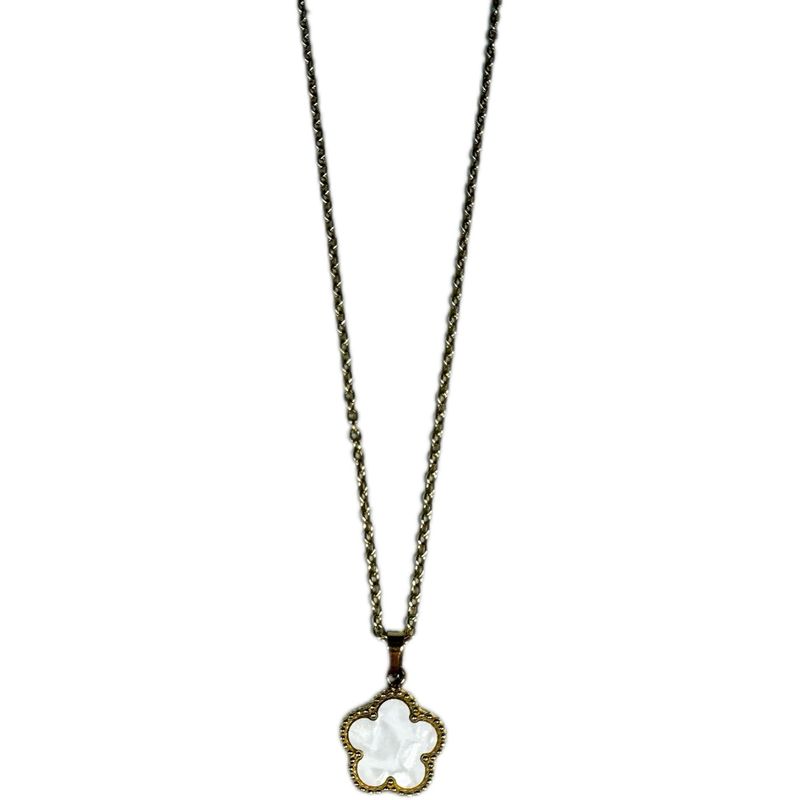 Four-leaf clover necklace