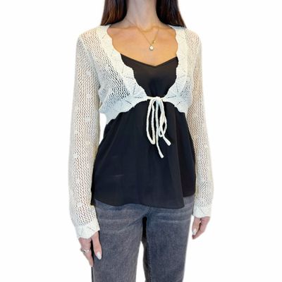 Cardigan color Crema