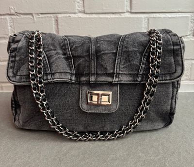 Borsa in Denim di cotone
