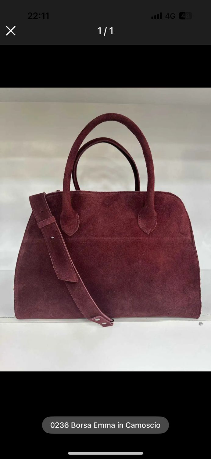 MISSÉ 37 – Pelle Suède Bordeaux
