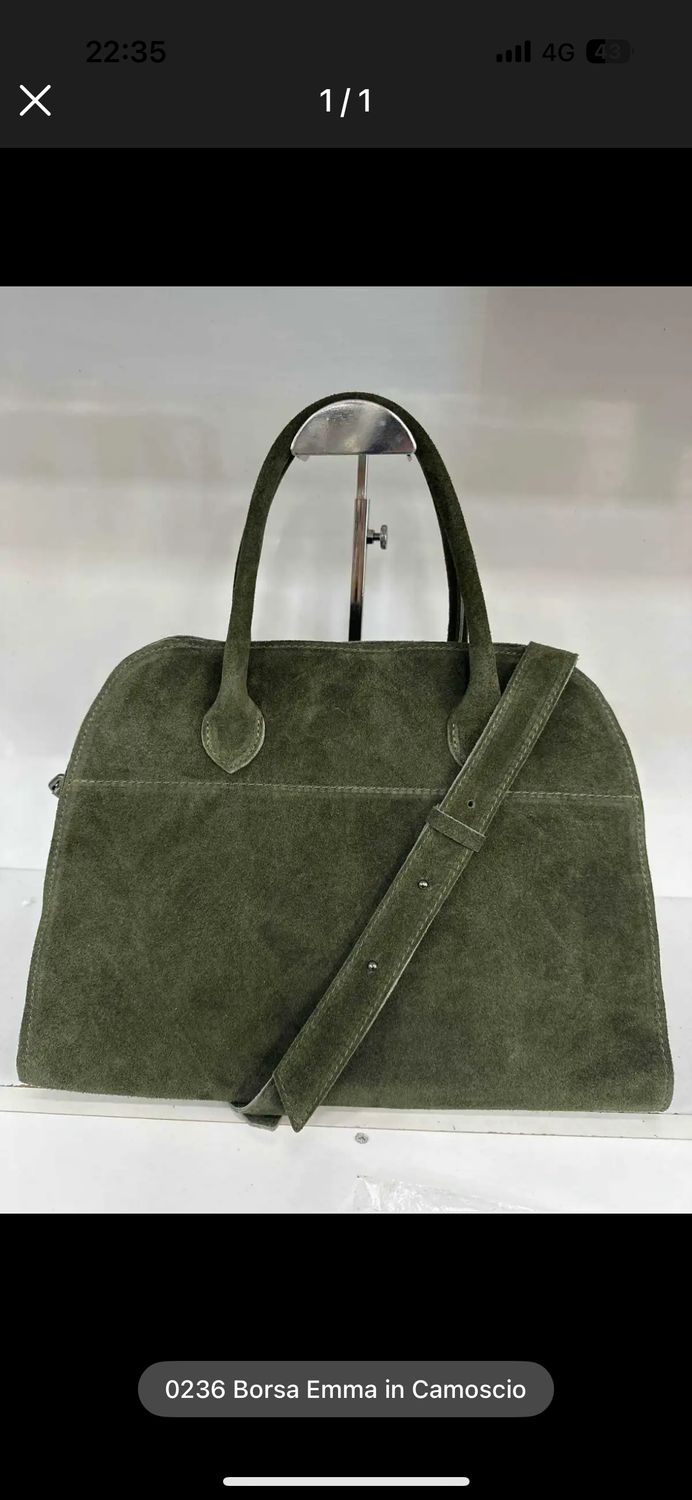 MISSÉ 37 – Pelle Suède Verde Oliva