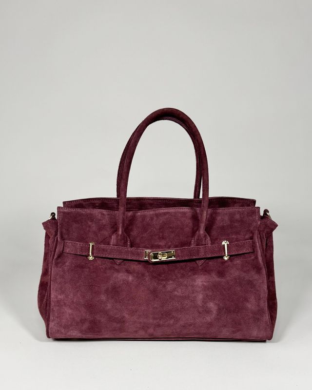 JOLIE – Bordeaux Suede Leather