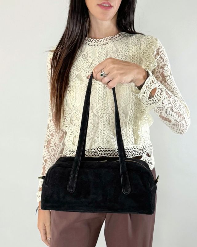 BOSTON – Suede Leather in Black