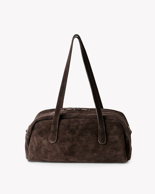 BOSTON – Suede Leather in Dark Brown