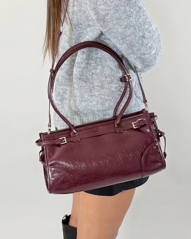 East-West – Vintage Leather Bordeaux
