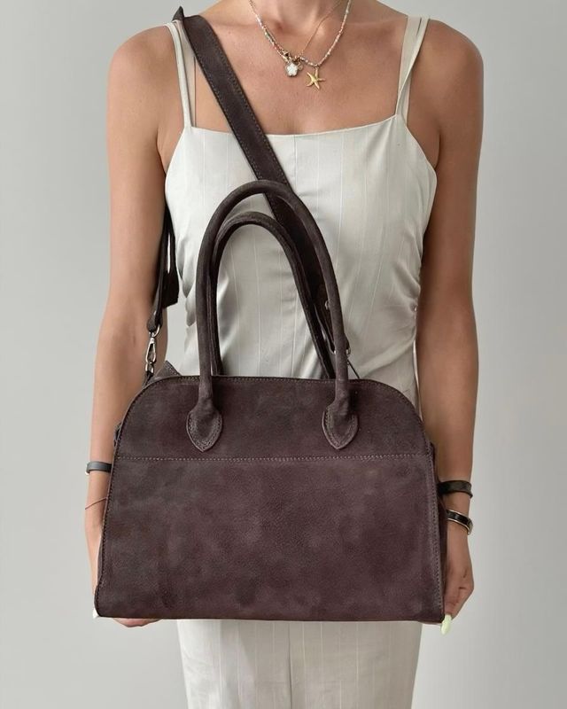 MISSÉ 37 – Dark Brown Suede Leather