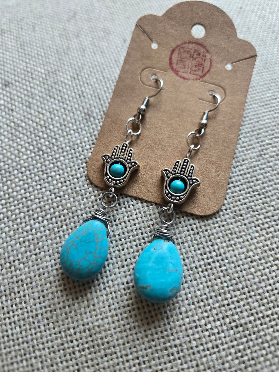Hamsa Hand Earrings