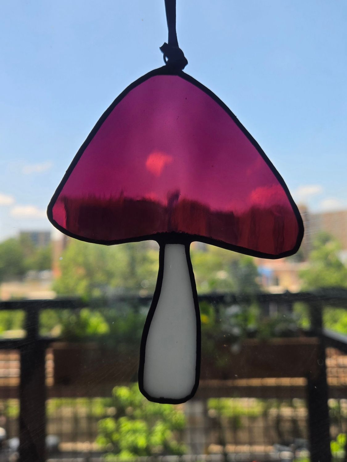 Mushroom Suncatcher (Purple)