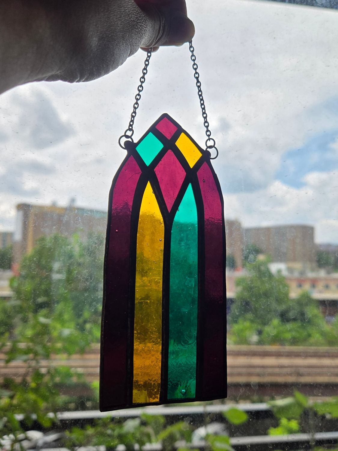 Mini Gothic Cathedral Window Suncatcher