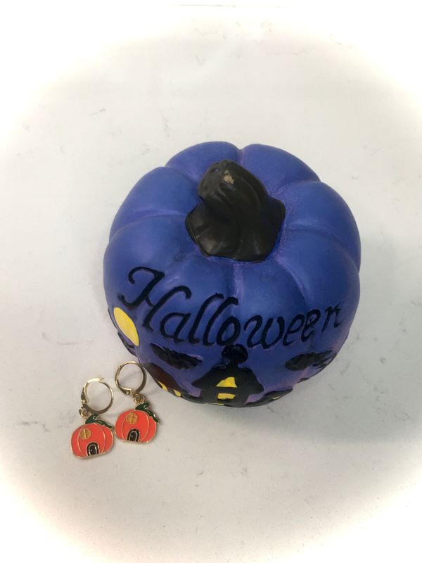 Pumpkin House Earrings