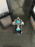 Turquoise Chic Stone Dangle Ring