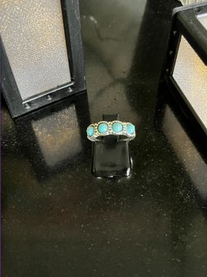 Turquoise 4-stone Chic Ring