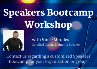 Speaker's Bootcamp Workshop (Webinar) Speaker's Bootcamp Workshop (Webinar)