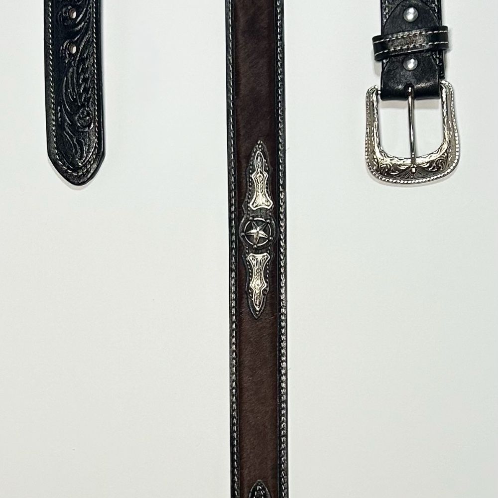 Brown Cowhide Holster belt