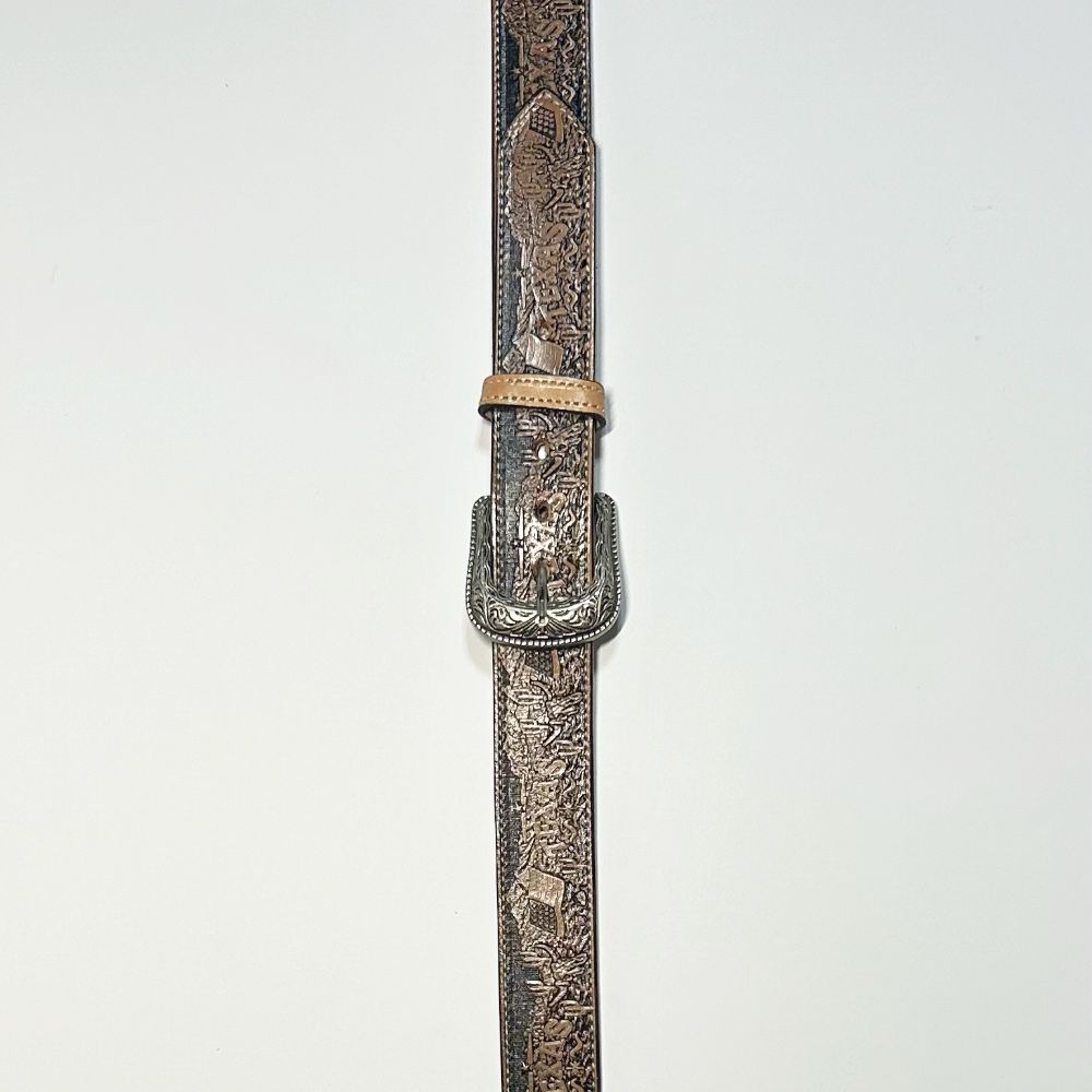 Leather Cowboy Belt